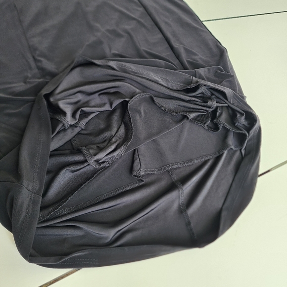 Dice Deep V-Neck Knit Dress Women's Lace Up Sleeveless Straps Stretch Sz M - Picture 12 of 13